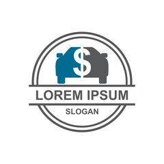 dollar car logo , automotive logo
