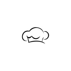 Fototapeta na wymiar hat chef icon logo vector logo illustration template