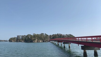 Obraz premium 松島 福浦島 福浦橋 出会い橋 日本三景 宮城県