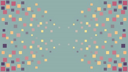 Abstract background with multicolored squares, space for text or logo, banner, cover, wallpaper.
