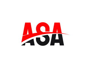 ASA Letter Initial Logo Design Vector Illustration