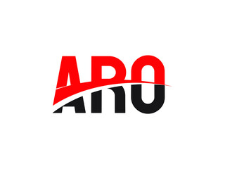 ARO Letter Initial Logo Design Vector Illustration