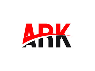 ARK Letter Initial Logo Design Vector Illustration