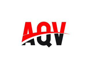 AQV Letter Initial Logo Design Vector Illustration