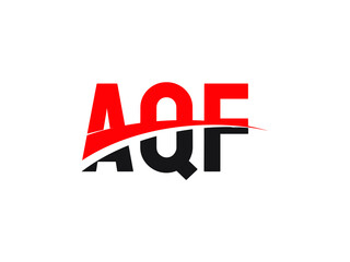 Fototapeta premium AQF Letter Initial Logo Design Vector Illustration