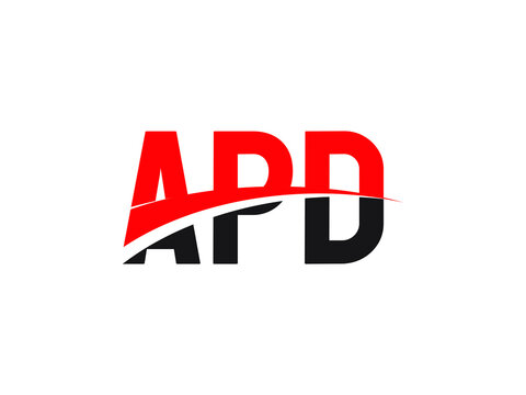 APD Letter Initial Logo Design Vector Illustration