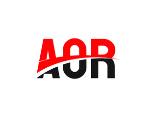 AOR Letter Initial Logo Design Vector Illustration