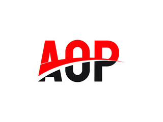 AOP Letter Initial Logo Design Vector Illustration
