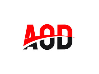 AOD Letter Initial Logo Design Vector Illustration