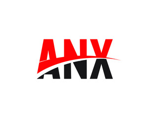 ANX Letter Initial Logo Design Vector Illustration