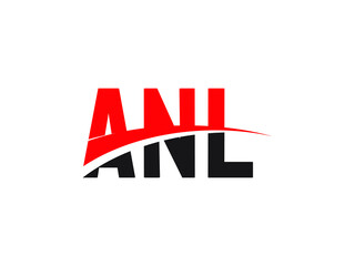 ANL Letter Initial Logo Design Vector Illustration