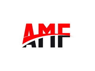 AMF Letter Initial Logo Design Vector Illustration