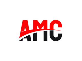 AMC Letter Initial Logo Design Vector Illustration