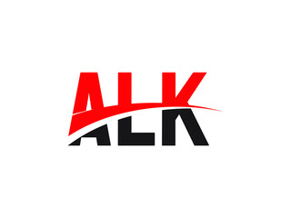 Obraz premium ALK Letter Initial Logo Design Vector Illustration
