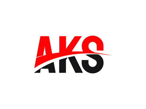 AKS Letter Initial Logo Design Vector Illustration