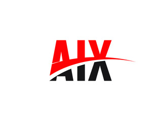 Obraz premium AIX Letter Initial Logo Design Vector Illustration