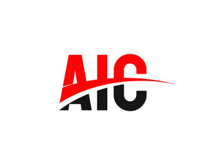AIC Letter Initial Logo Design Vector Illustration