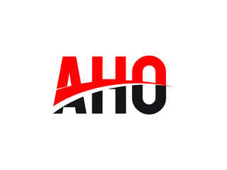 AHO Letter Initial Logo Design Vector Illustration
