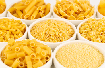 Various kind of pasta