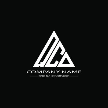 QCD letter logo creative design. QCD unique design, QCO letter logo creative design. QCO unique design

