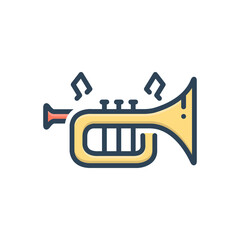 Color illustration icon for instrument 