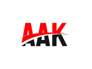 AAK Letter Initial Logo Design Vector Illustration