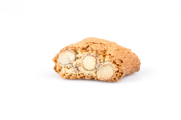 Italian cantuccini cookie with almond