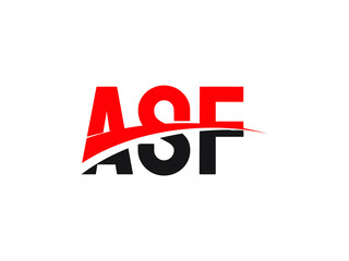 ASF Letter Initial Logo Design Vector Illustration