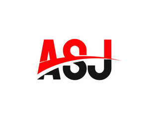 ASJ Letter Initial Logo Design Vector Illustration