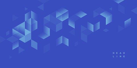 Abstract geometric technological background. Vector creative design.