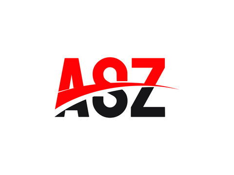 ASZ Letter Initial Logo Design Vector Illustration
