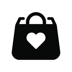 Bag icons. Bag icon isolated on white background, Bag icon flat design illustration. Bag icon simple sign. Shopping Bag vector design for web icon, logo, sign, symbol, template