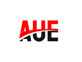 Fototapeta premium AUE Letter Initial Logo Design Vector Illustration