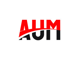 AUM Letter Initial Logo Design Vector Illustration