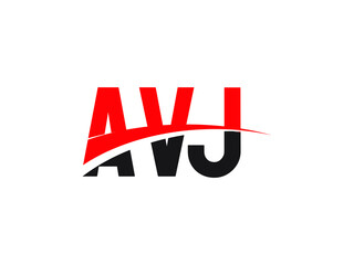 AVJ Letter Initial Logo Design Vector Illustration
