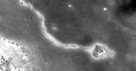 stellar sperm  Black and white photo, abstract photography of landscapes of the deserts of Africa...