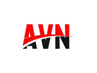 AVN Letter Initial Logo Design Vector Illustration