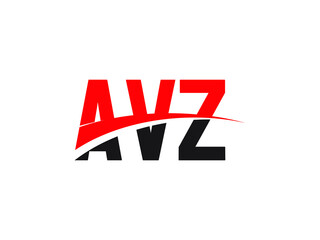AVZ Letter Initial Logo Design Vector Illustration
