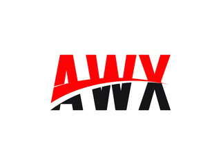 AWX Letter Initial Logo Design Vector Illustration