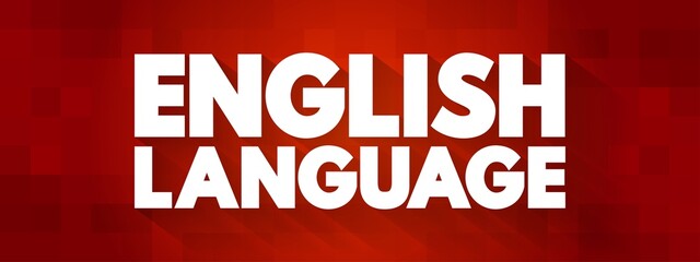 English Language text quote, concept background