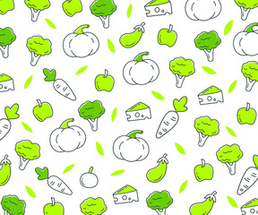world vegetable day background illustration design