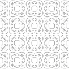 Vector pattern with symmetrical elements . Modern stylish abstract texture. Repeating geometric tiles from striped elements.