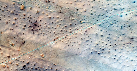 in the world in Braille, abstract photography of the deserts of Africa from the air. aerial view of...