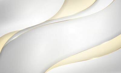 Abstract White Wavy Background
