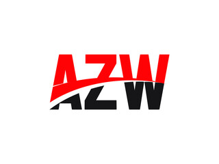 AZW Letter Initial Logo Design Vector Illustration