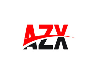 AZX Letter Initial Logo Design Vector Illustration