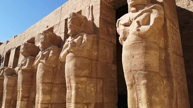 Ruins of the Egyptian Karnak Temple, the largest open-air museum in Luxor