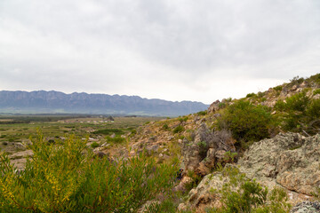 Fototapeta na wymiar Landscape near Ceres in the Western Cape of South Africa
