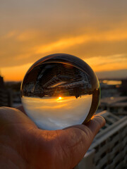 hand holding a glass