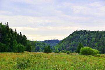 Irgina river in the valley of Shypitsino tract.